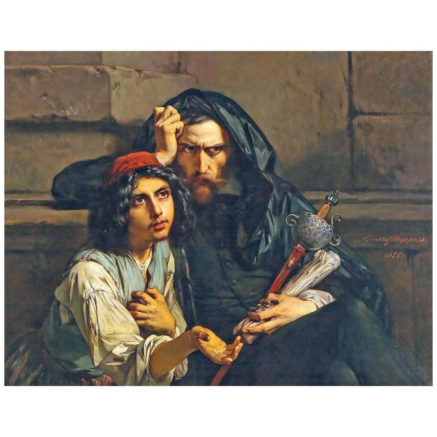  Gustave Wappers. Le Camoens. 1855. Private collection