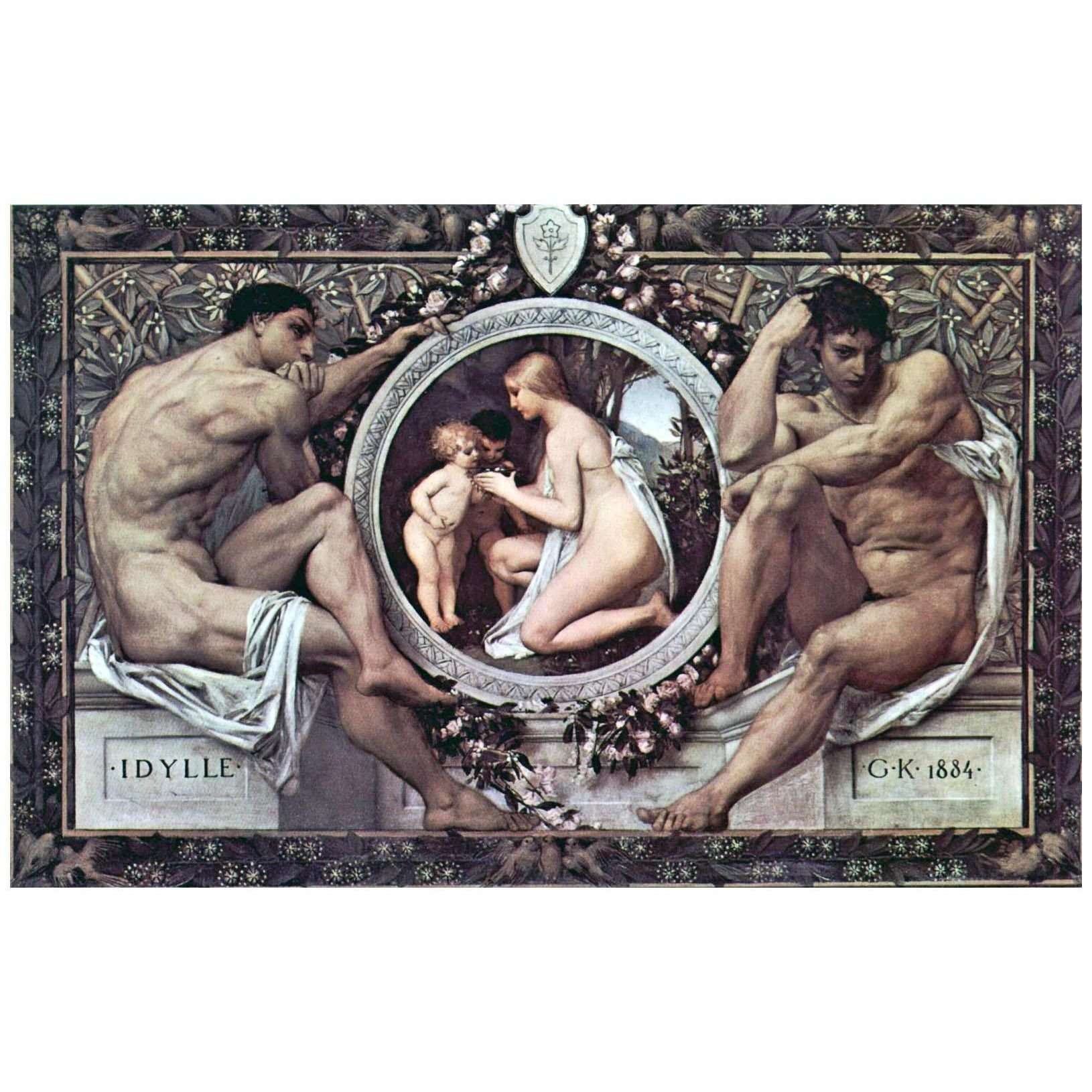  Gustav Klimt. Idylle. 1884. Wien Museum