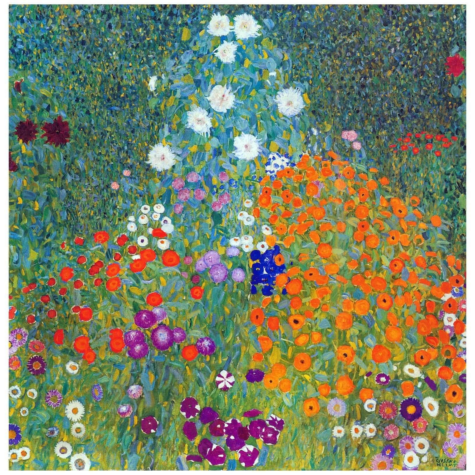  Gustav Klimt. Bauerngarten. 1905-1907. Private collection