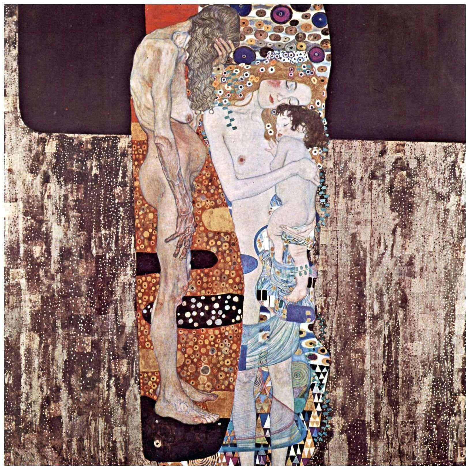  Gustav Klimt. Die drei Lebensalter der Frau. 1905. GNAM Roma