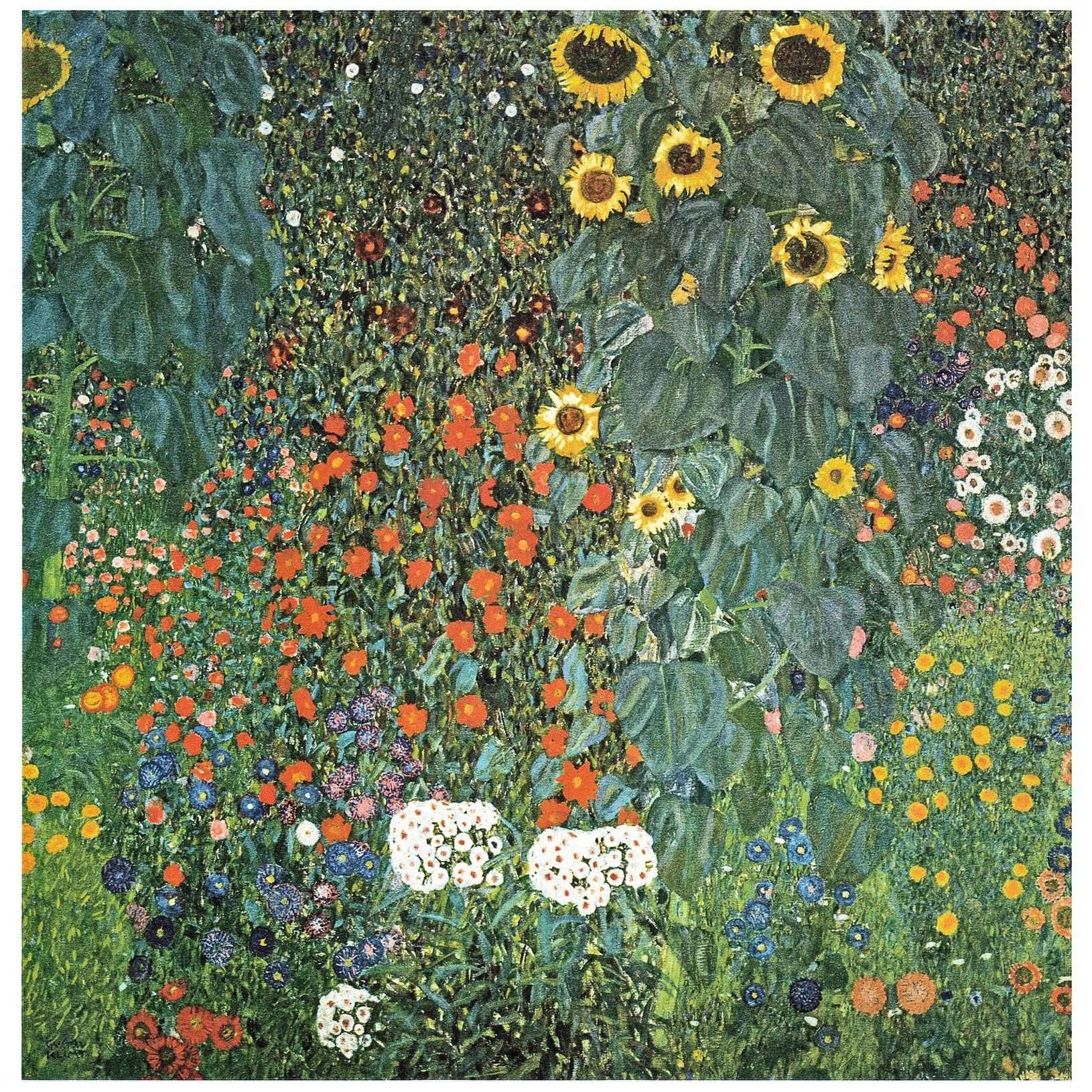  Gustav Klimt. Bauerngarten mit Sonnenblumen. 1907. Belvedere Wien