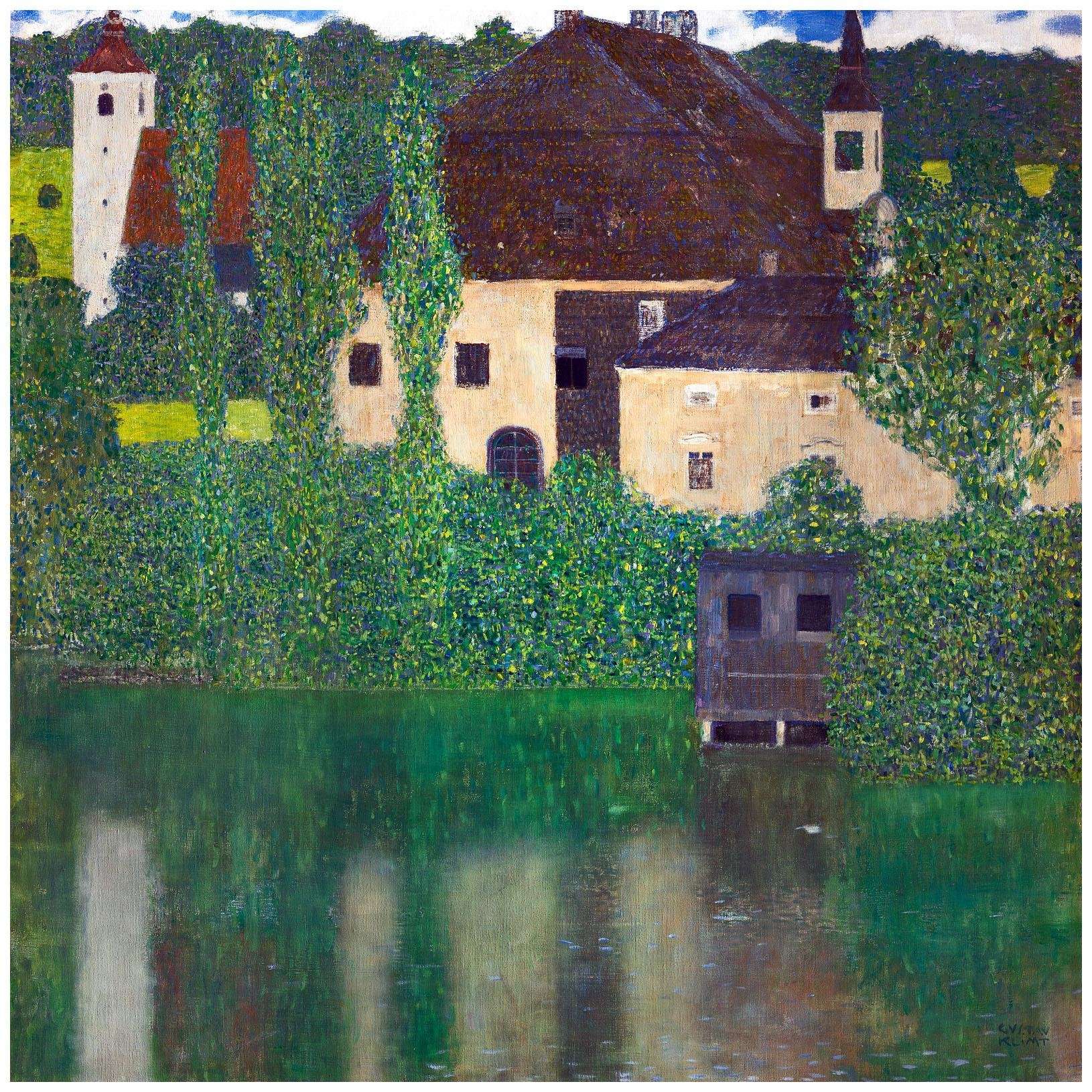  Gustav Klimt. Wasserschloss. 1909. N?rodn? galerie Praha