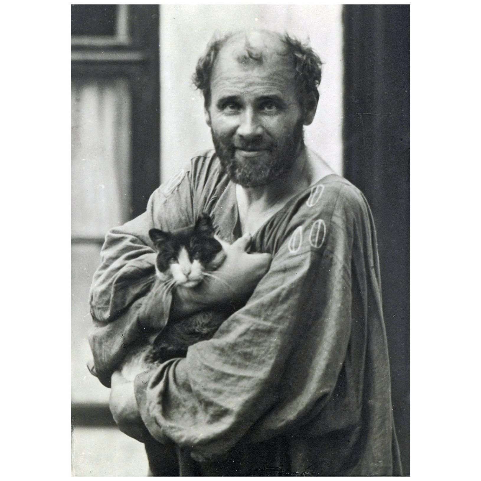  Gustav Klimt. Photo: Moritz Nahr. 1910
