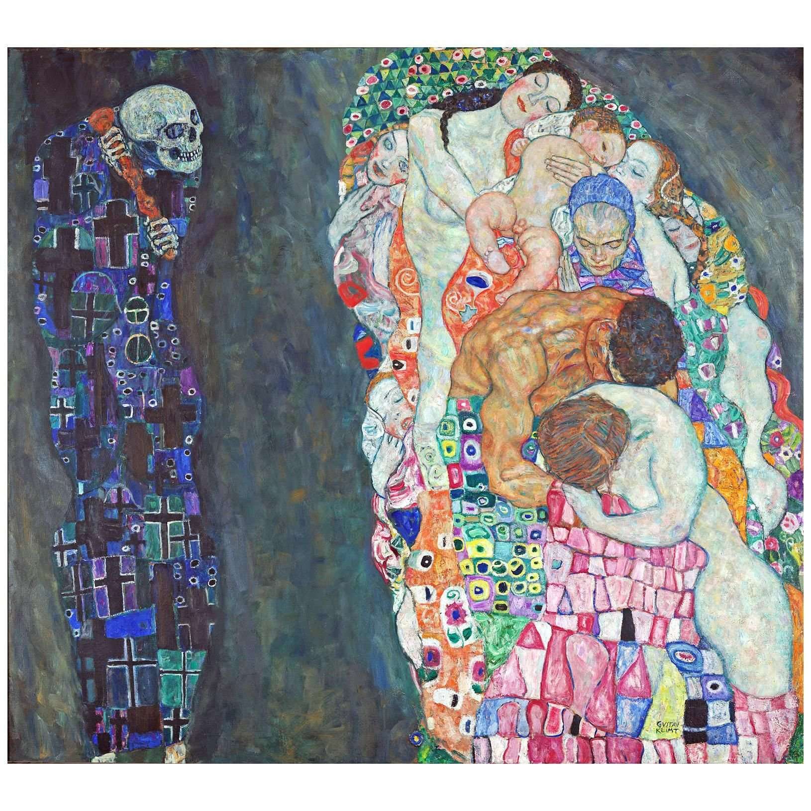  Gustav Klimt. Tod und Leben. 1910-1915. Leopold Museum Wien