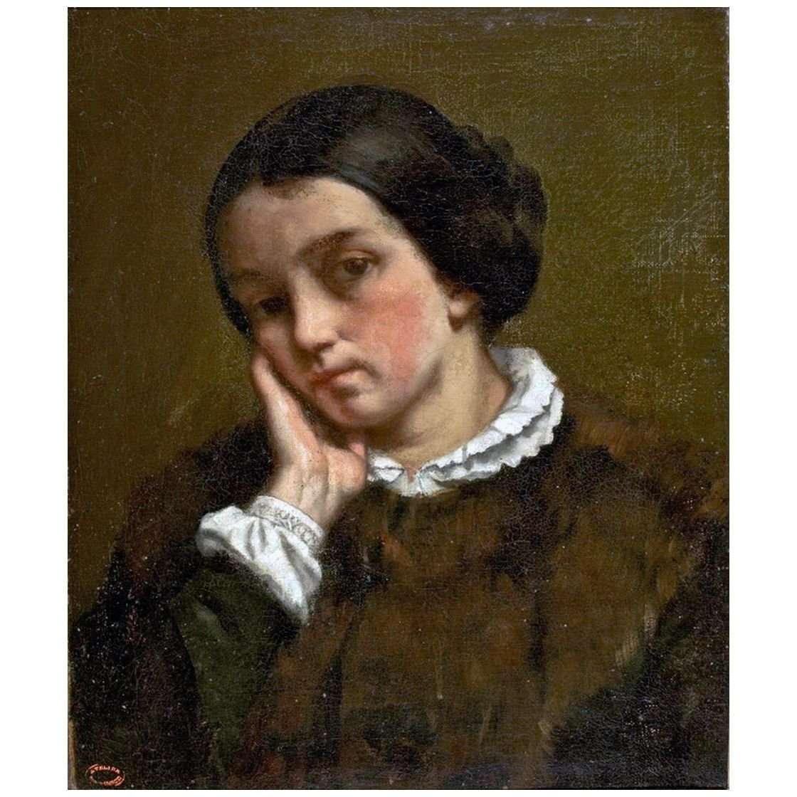  Gustave Courbet. Zelie Coutbet. 1847. San Paolo Museum of Art