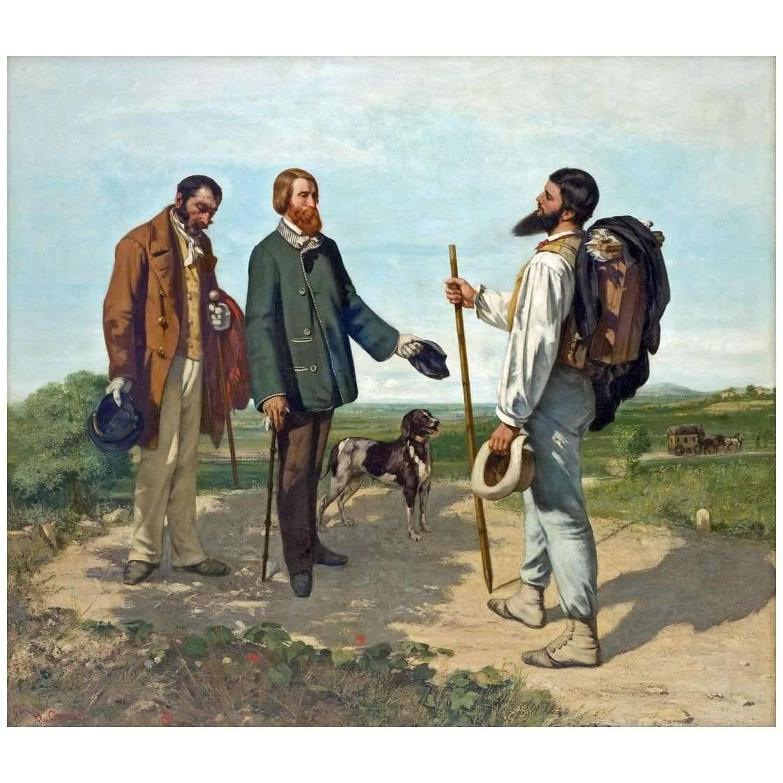  Gustave Courbet. Les Cribleuses de bl?. 1854. Musee des Arts de Nantes
