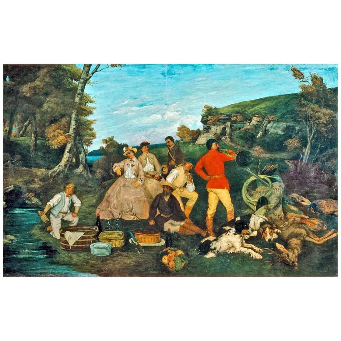  Gustave Courbet. Le Petit D?jeuner de Chasse. 1858. Wallraf-Richartz Museum Koeln