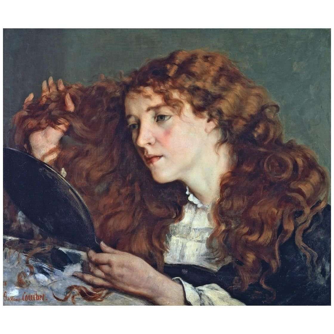  Gustave Courbet. Jo, la belle Irlandaise. 1866. Nationalmuseum Stockholm