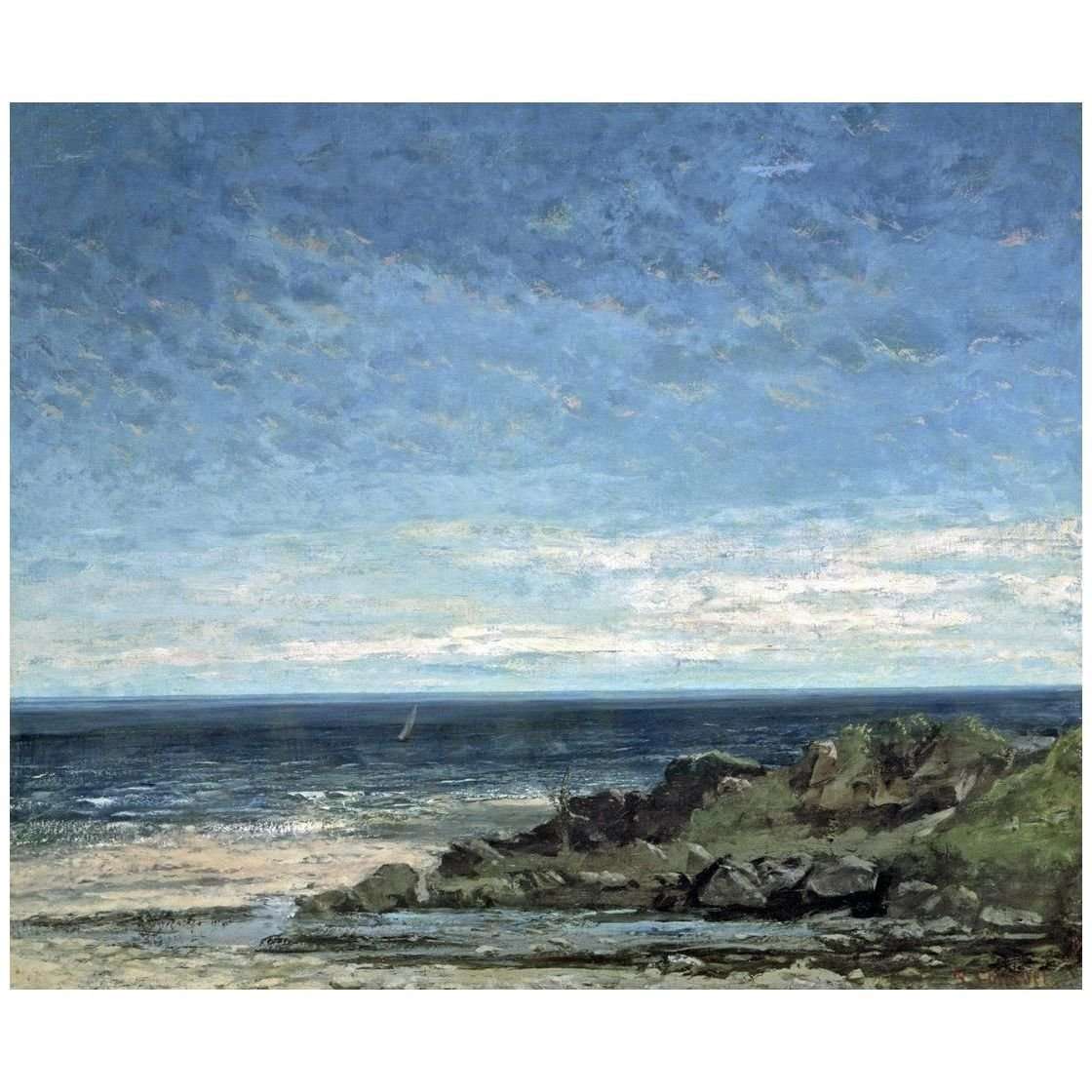  Gustave Courbet. La mer. 1867. Pushkin Museum Moscow