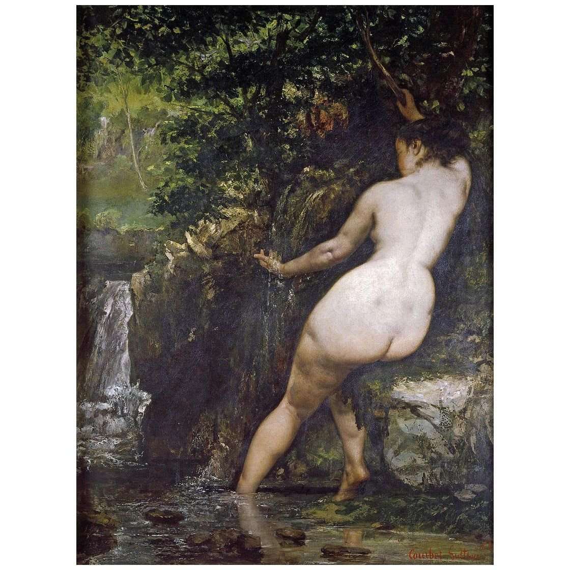  Gustave Courbet. La Source. 1868. Musee dOrsay Paris