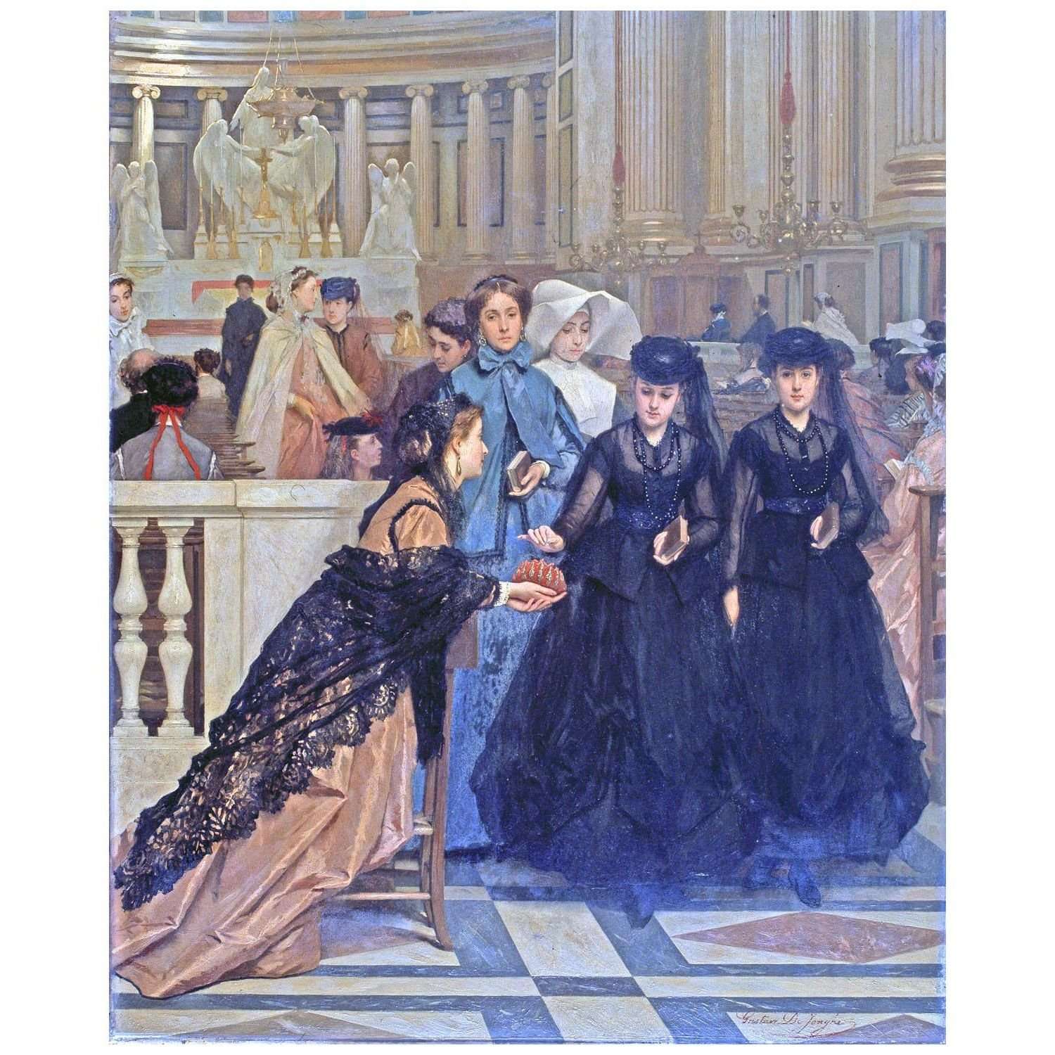    Gustave De Jonghe. L'Offertoire. 1868. MSK Ghent