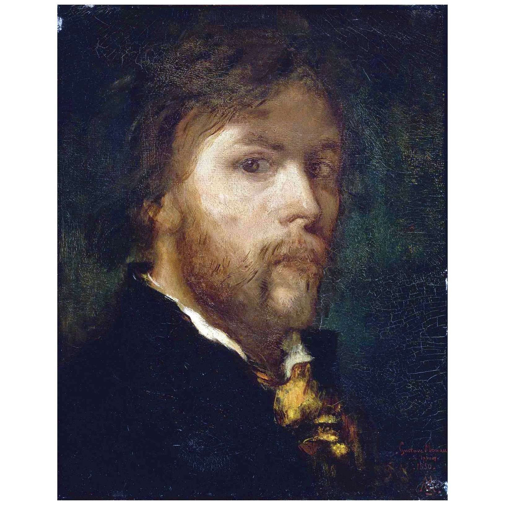  Gustave Moreau. Autoportrat. 1850. Musee Moreau Paris