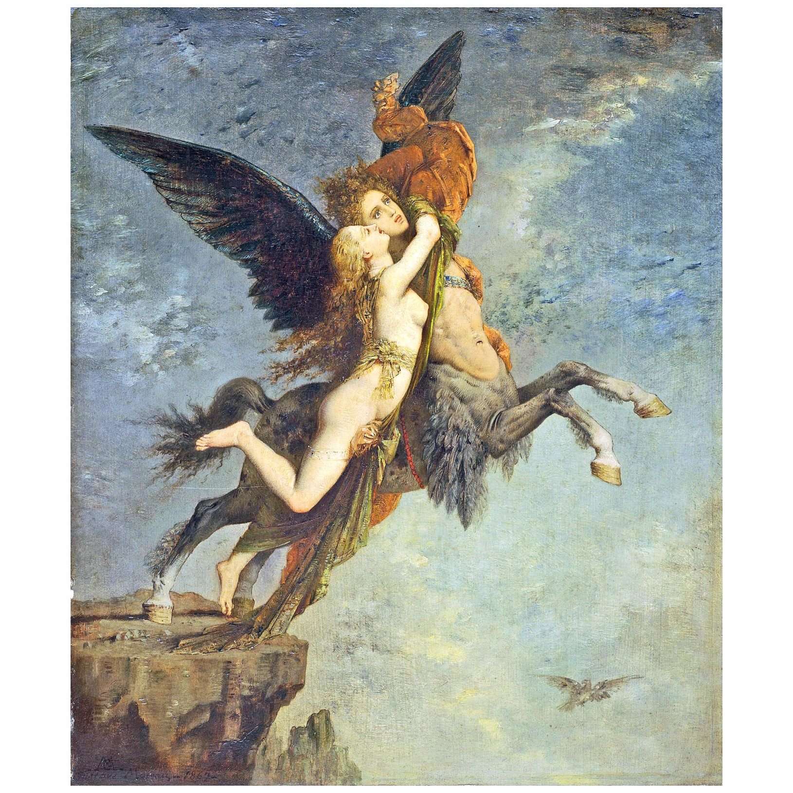  Gustave Moreau. La chim?re. 1867. Fogg Museum Cambridge