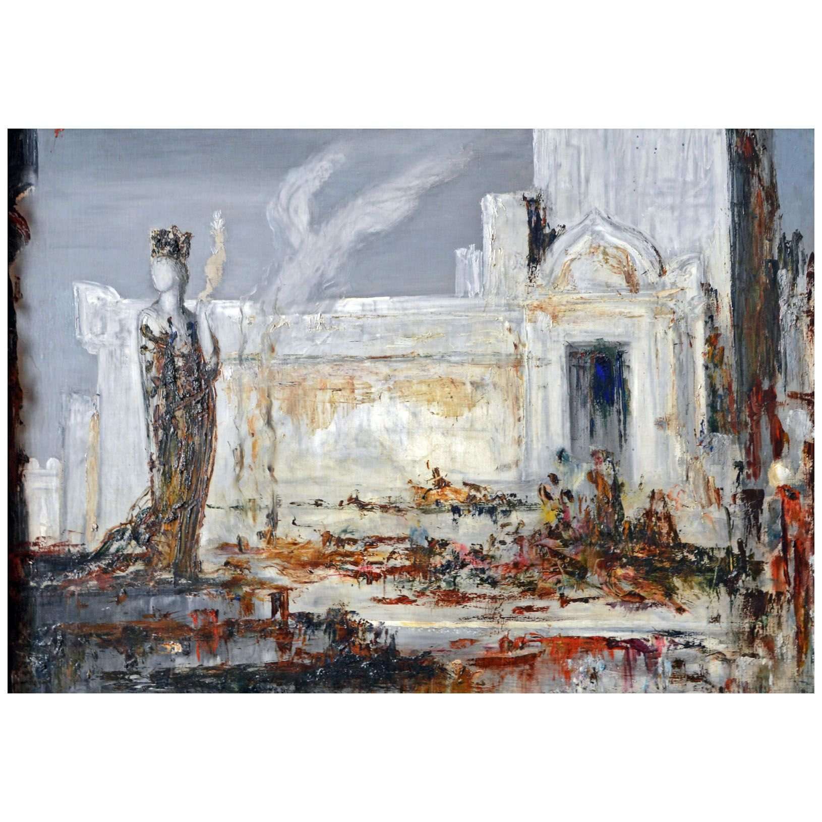 Gustave Moreau. H?l?ne ? la porte Sc?e. 1884. Musee Moreau Paris