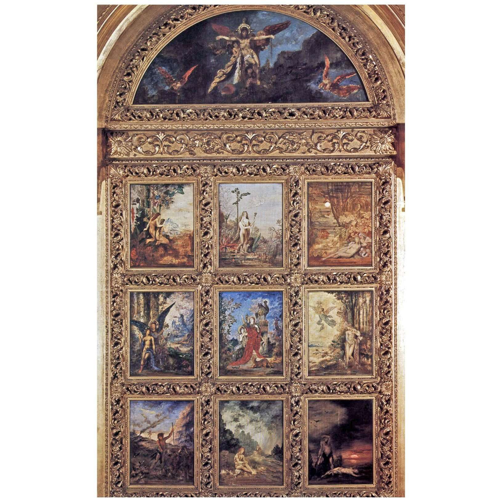  Gustave Moreau. La vie de l'humanit?. 1886. Musee Moreau Paris