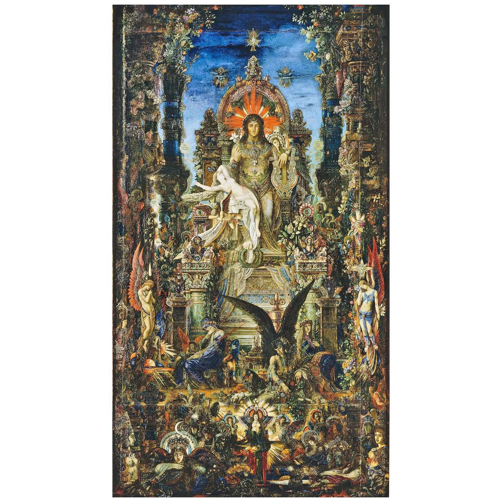  Gustave Moreau. Jupiter et Semele. 1894. Musee Moreau Paris