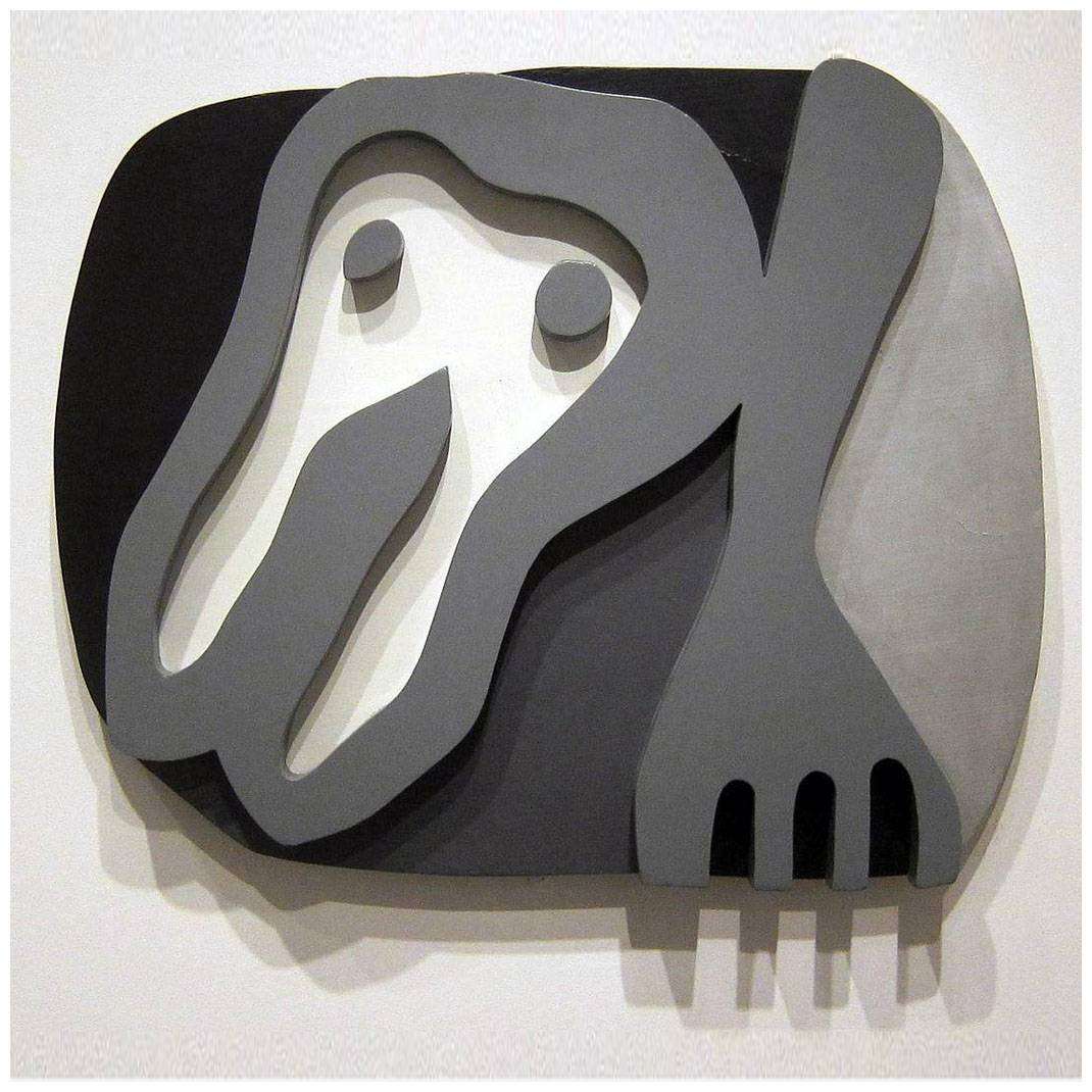  Jean Arp. Shirt Front and Fork. 1922. NGA, Washington
