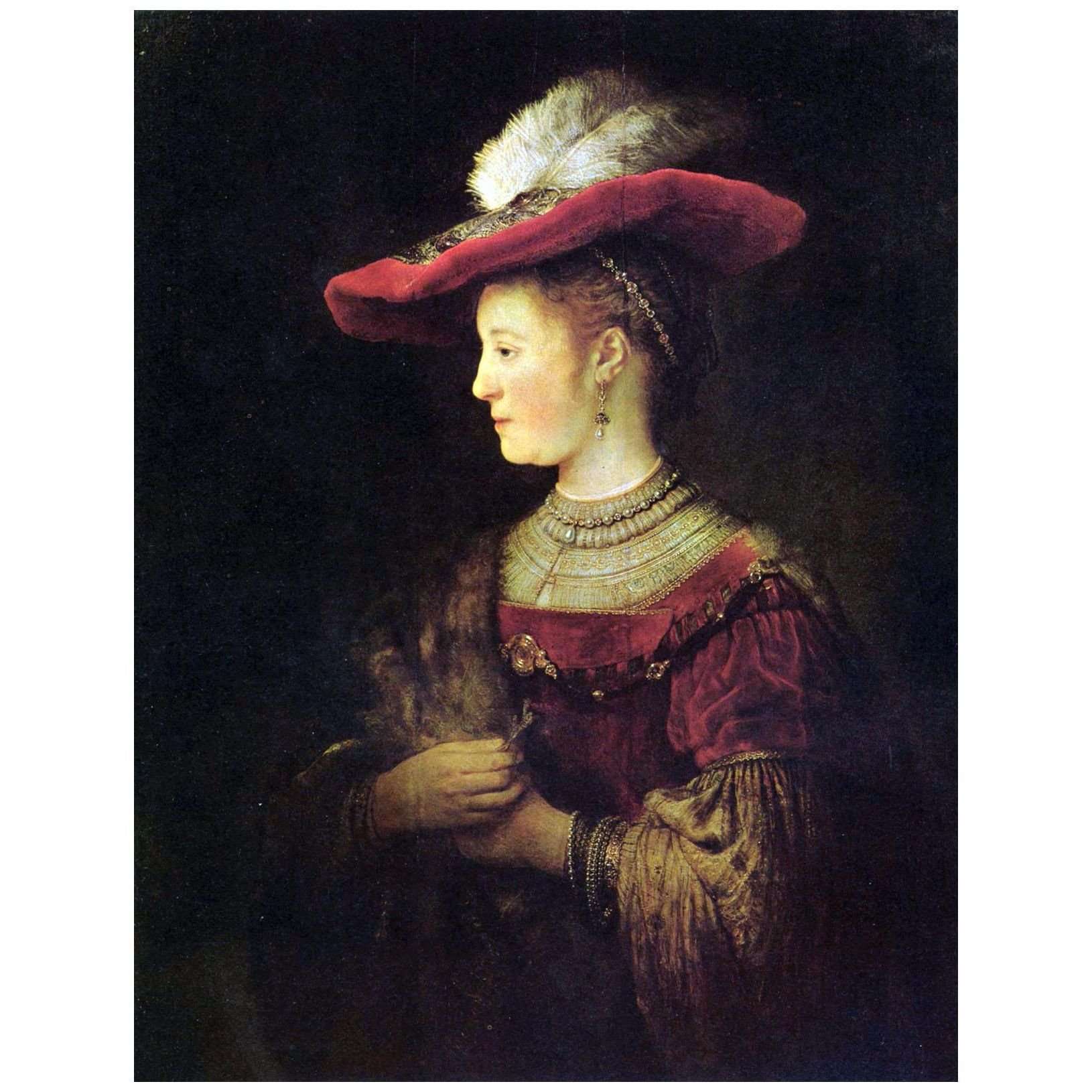    Rembrandt. Portrait of Saskia. 1633. Schloss Wilhelmsh?he Kassel