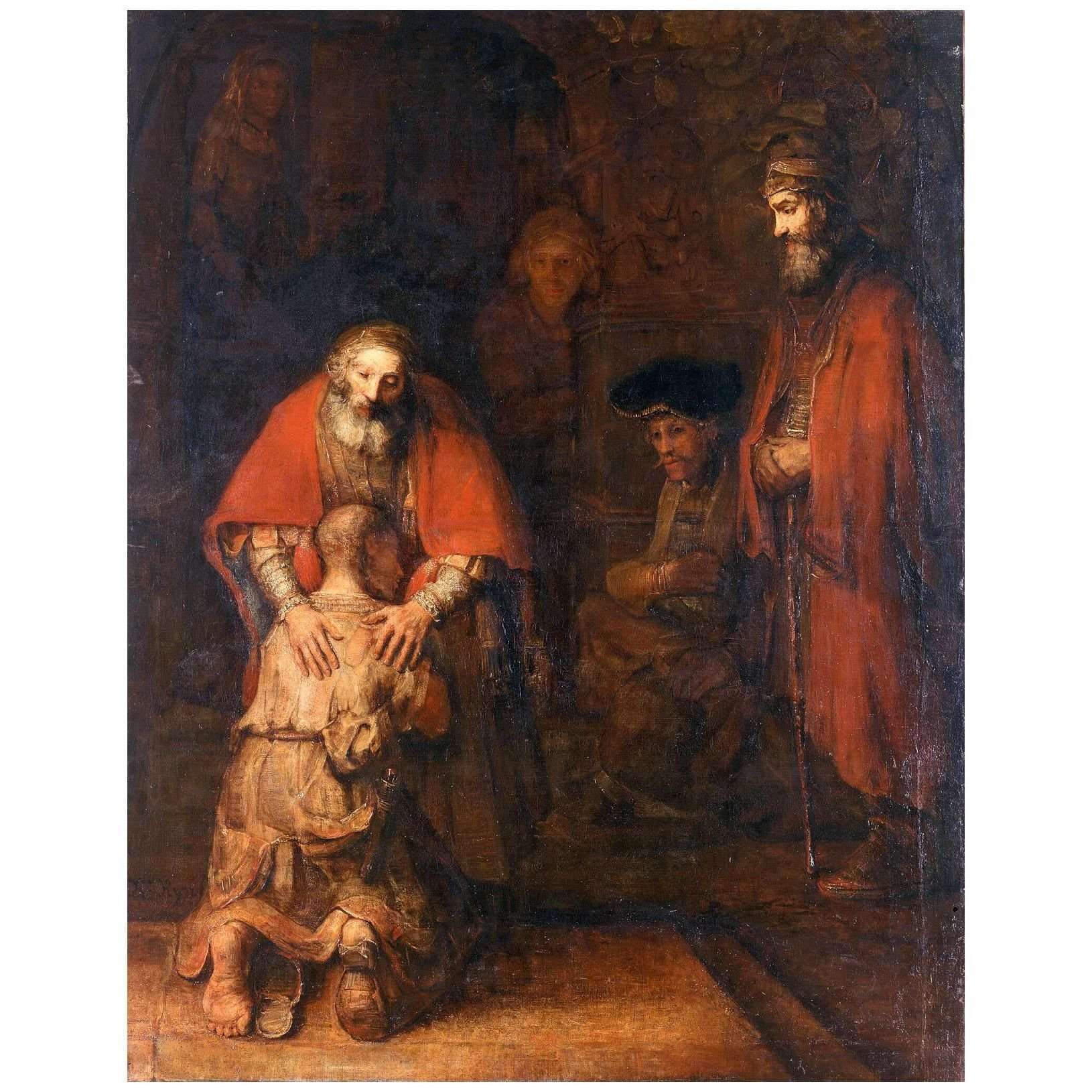    Rembrandt. The Return of the Prodigal Son. 1668. Hermitage Museum