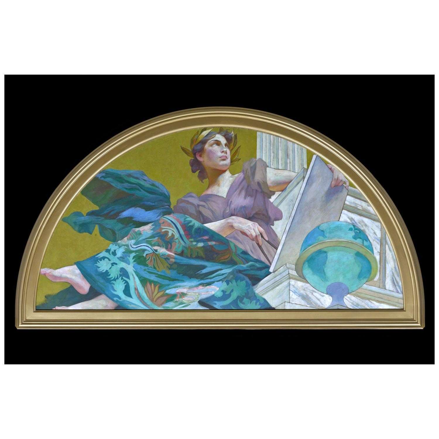  H. Siddons Mowbray. Muse of Astronomy. 1893. Yale University Art Gallery