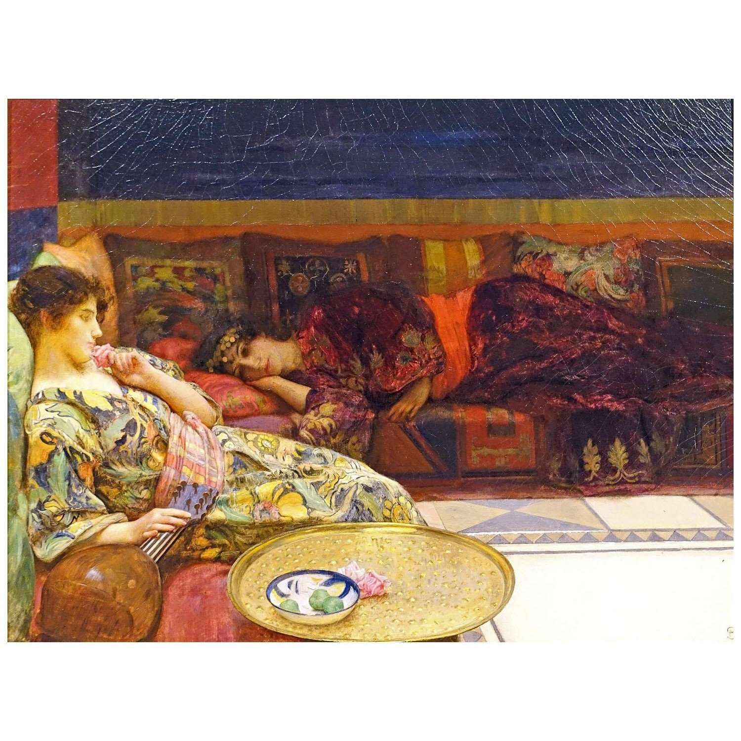  H. Siddons Mowbray. The Repose. 1895. Bennington Museum