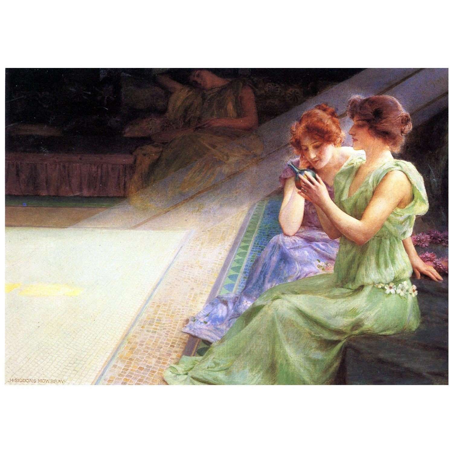  H. Siddons Mowbray. Iredescence. 1895. Private collection
