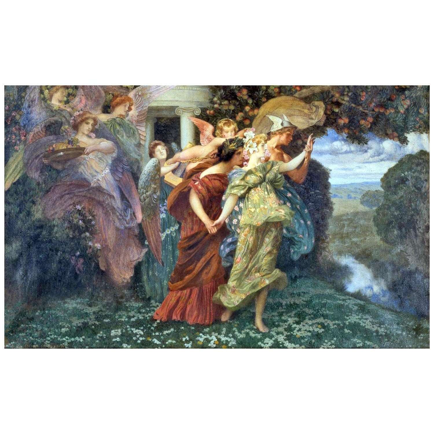  H. Siddons Mowbray. Marriage of Persephone. 1895. Private collection