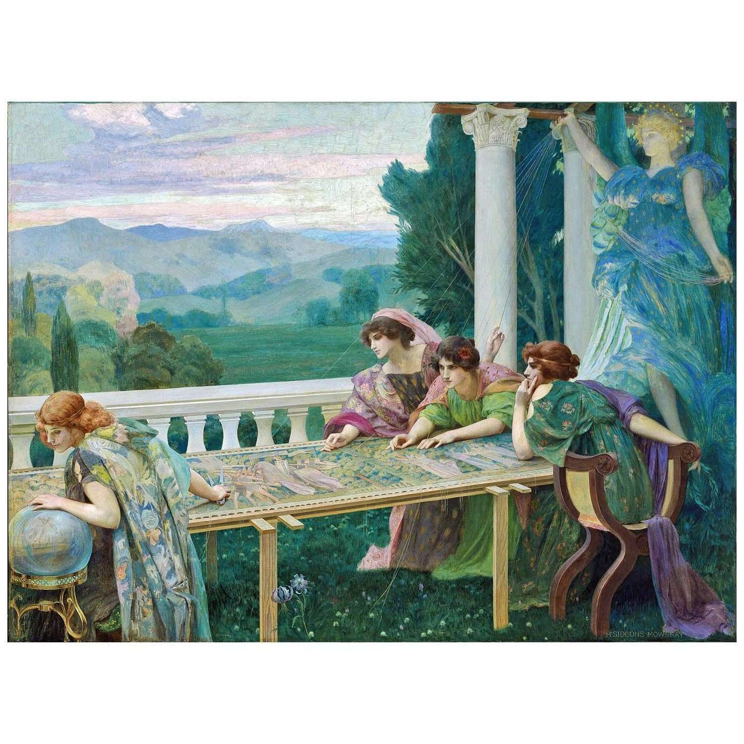  H. Siddons Mowbray. Le Destin. 1896. Fine Arts Museum Boston