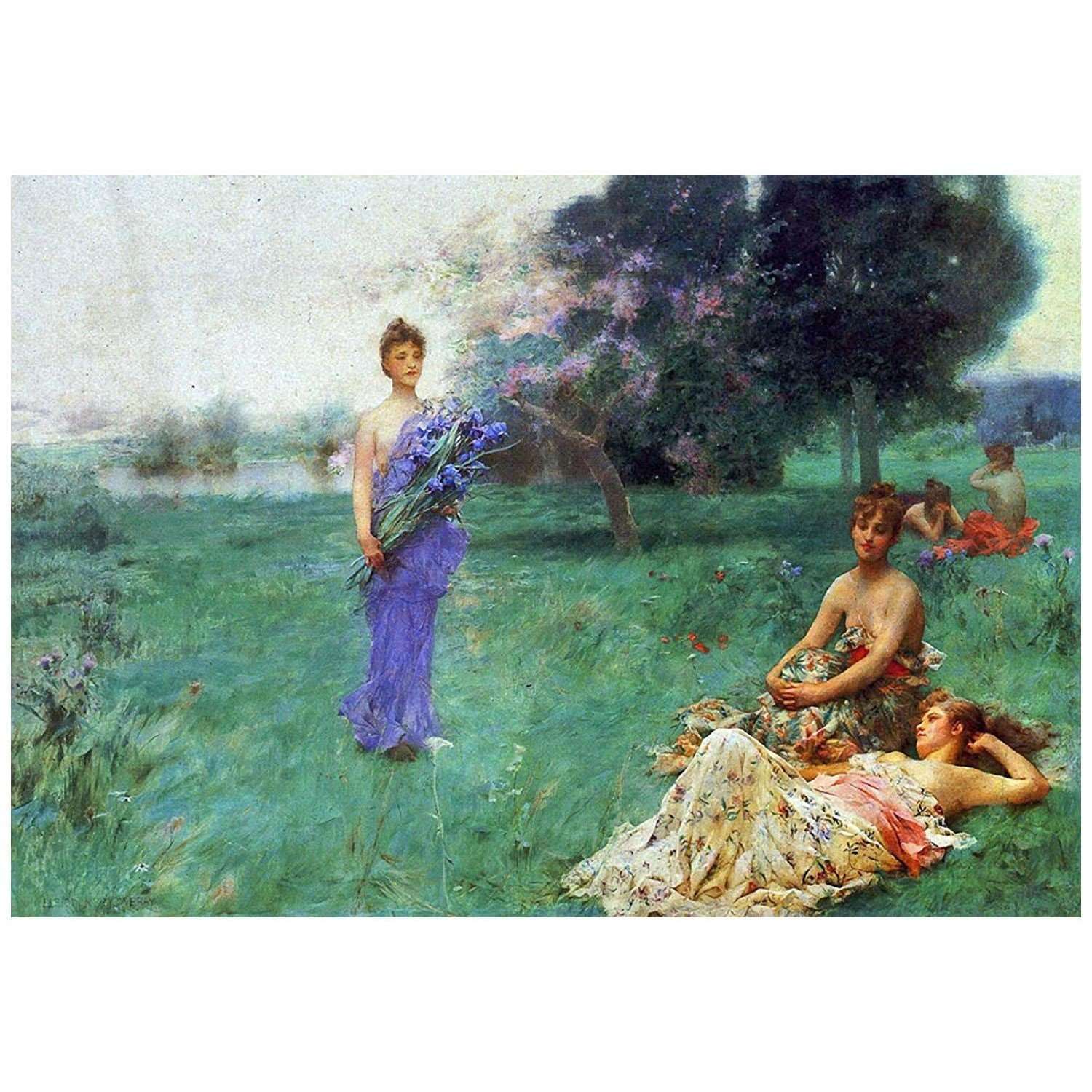 H. Siddons Mowbray. Summer Idyll. 1905. Palmer Art Museum