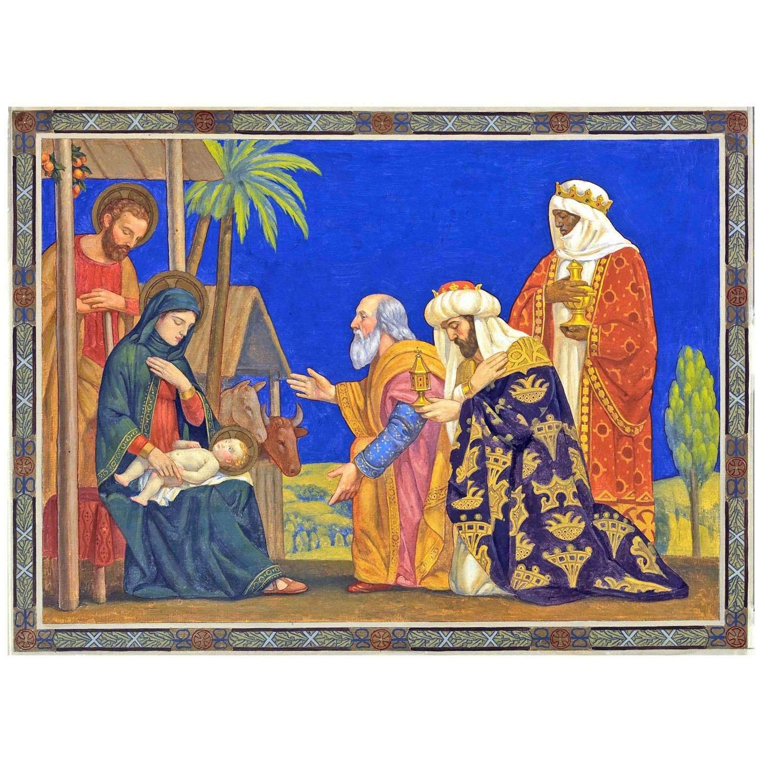  H. Siddons Mowbray. The Magi. 1915. Smithsonian Museum Washington