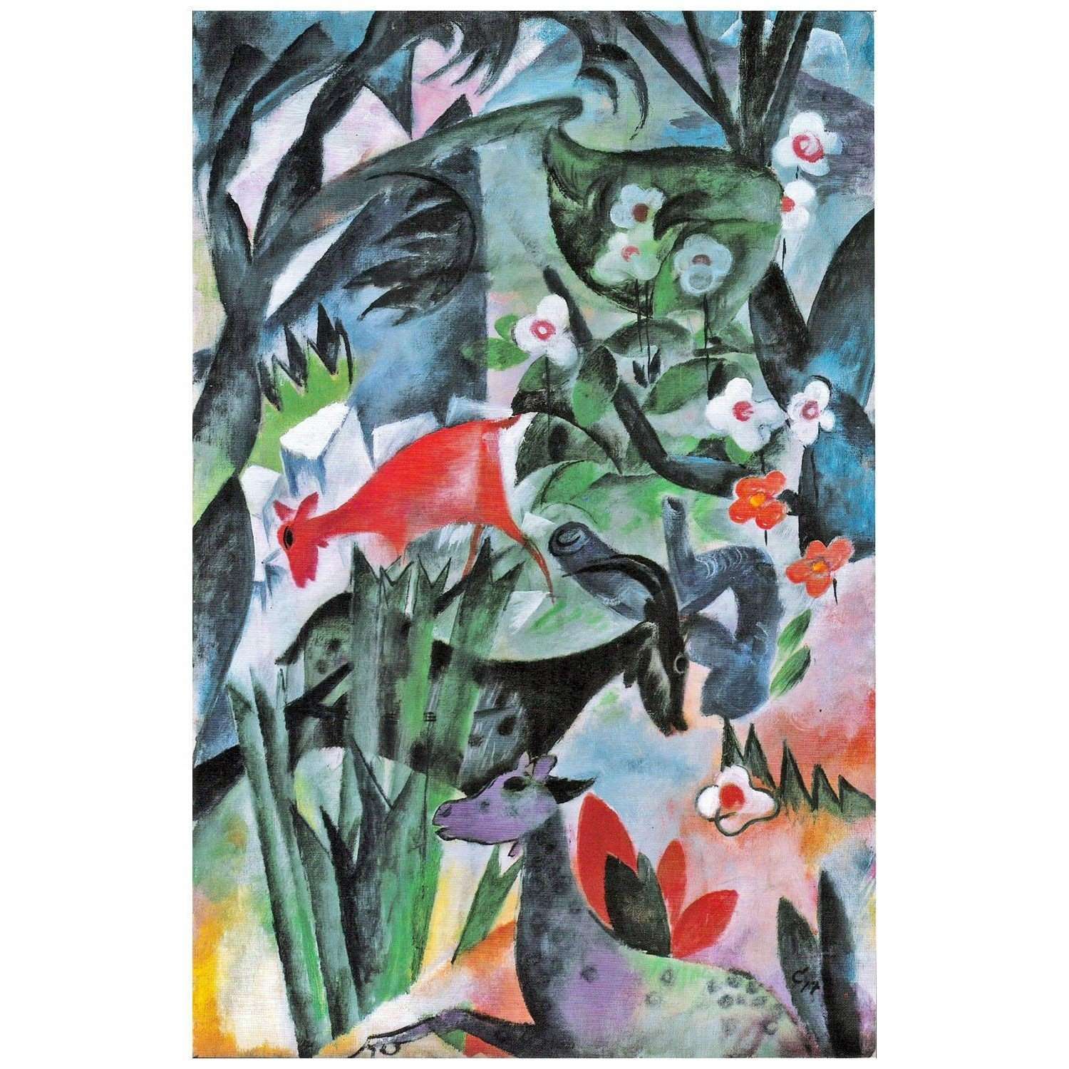  Heinrich Campendonk. Bergzeigen. 1917. Privatsammlung