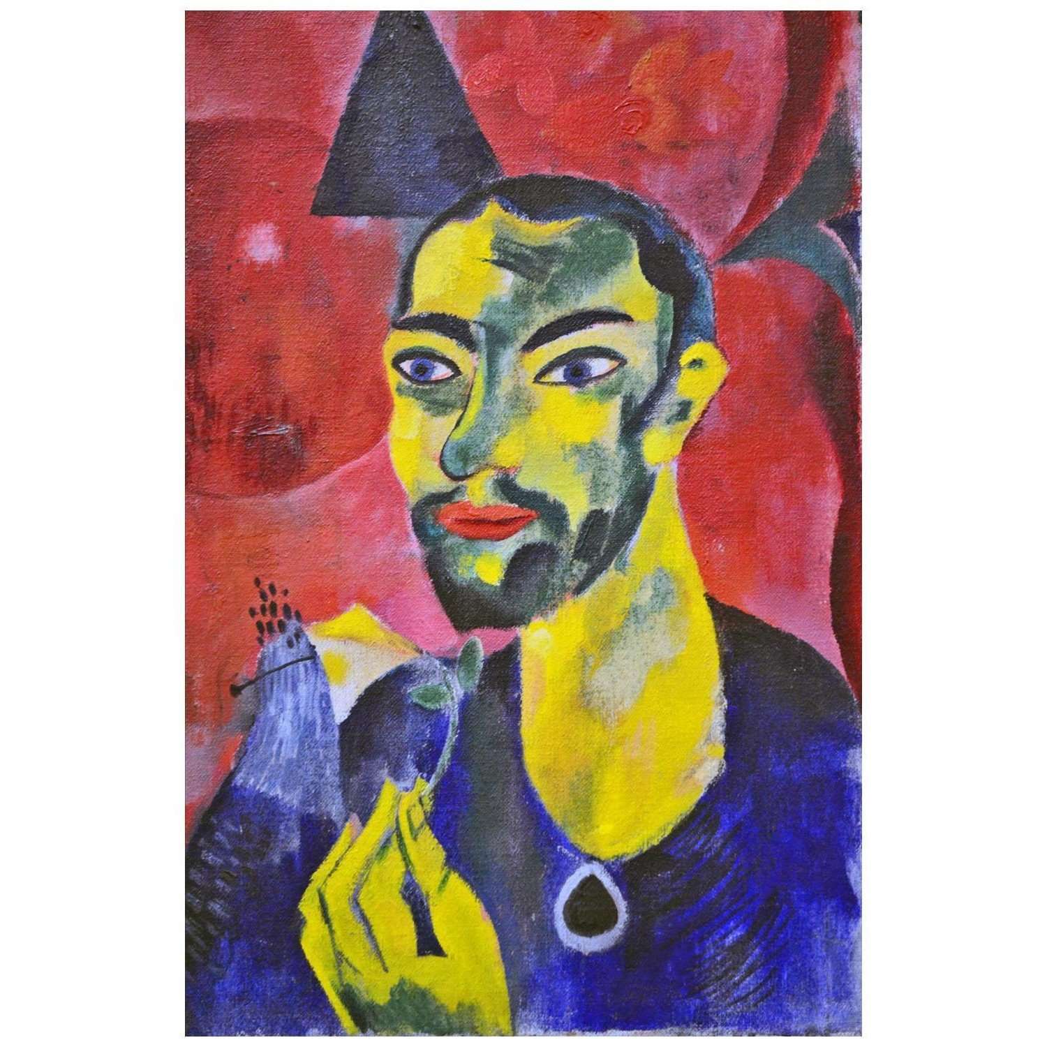  Heinrich Campendonk. Mann mit Blume. 1918. Stedelijk Museum Amsterdam