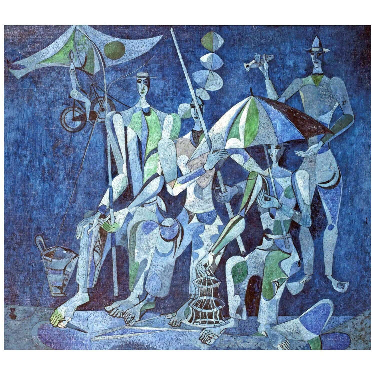  Heinrich Campendonk. Die Angler. 1948. Privatsammlung