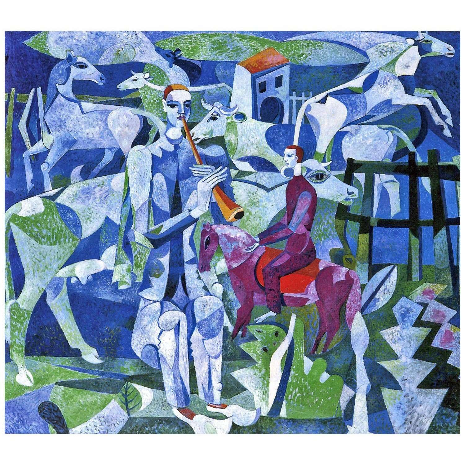  Heinrich Campendonk. Der Blaue Reiter. 1952. Museum Penzberg