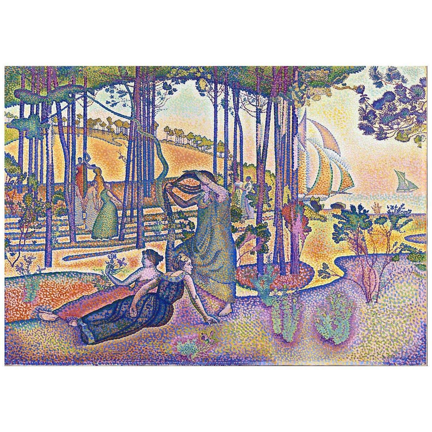  Henri-Edmond Cross. L'air du soir. 1893. Musee dOrsay Paris