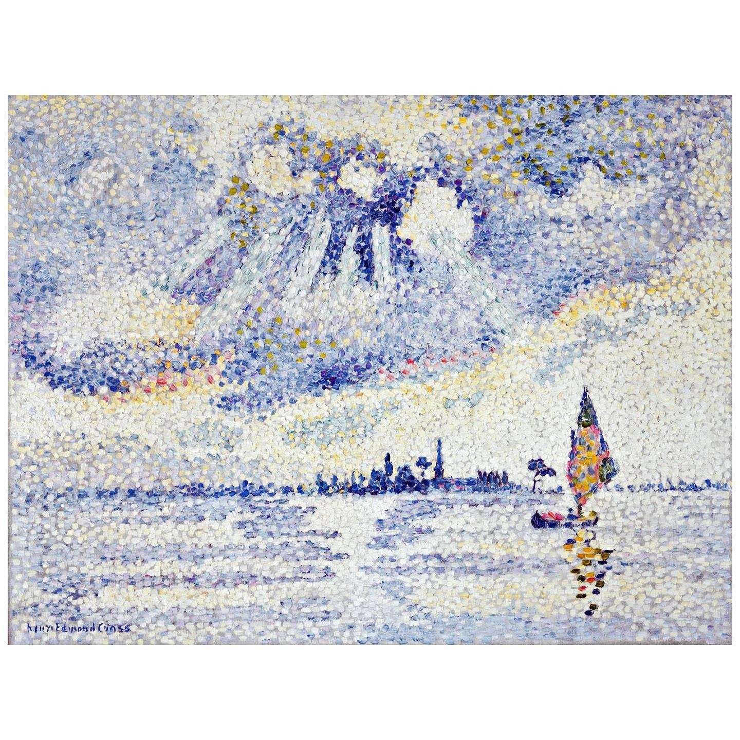  Henri-Edmond Cross. Coucher de soleil sur le Lagon. 1900. Museum of Fine Arts, Houston