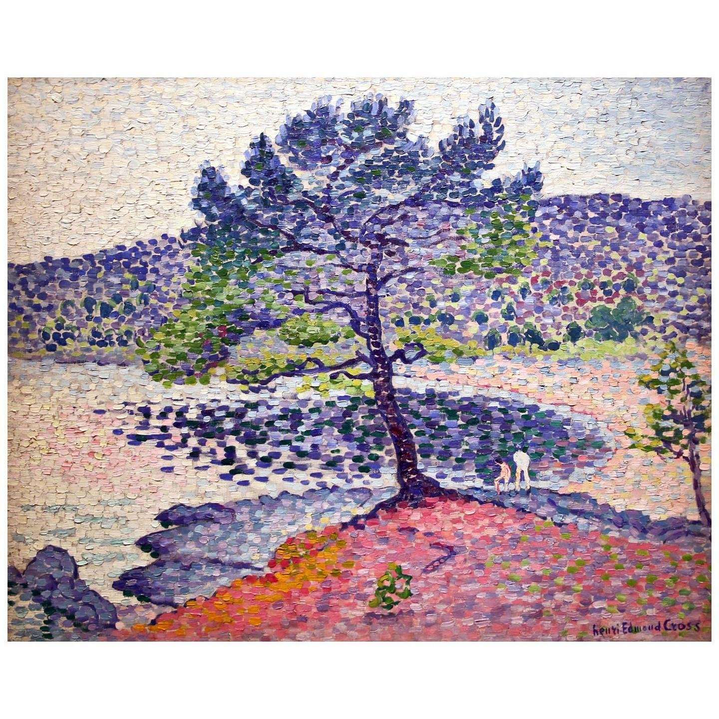  Henri-Edmond Cross. Plage, effet de soir?e. 1902. Thyssen-Bornemisza Madrid