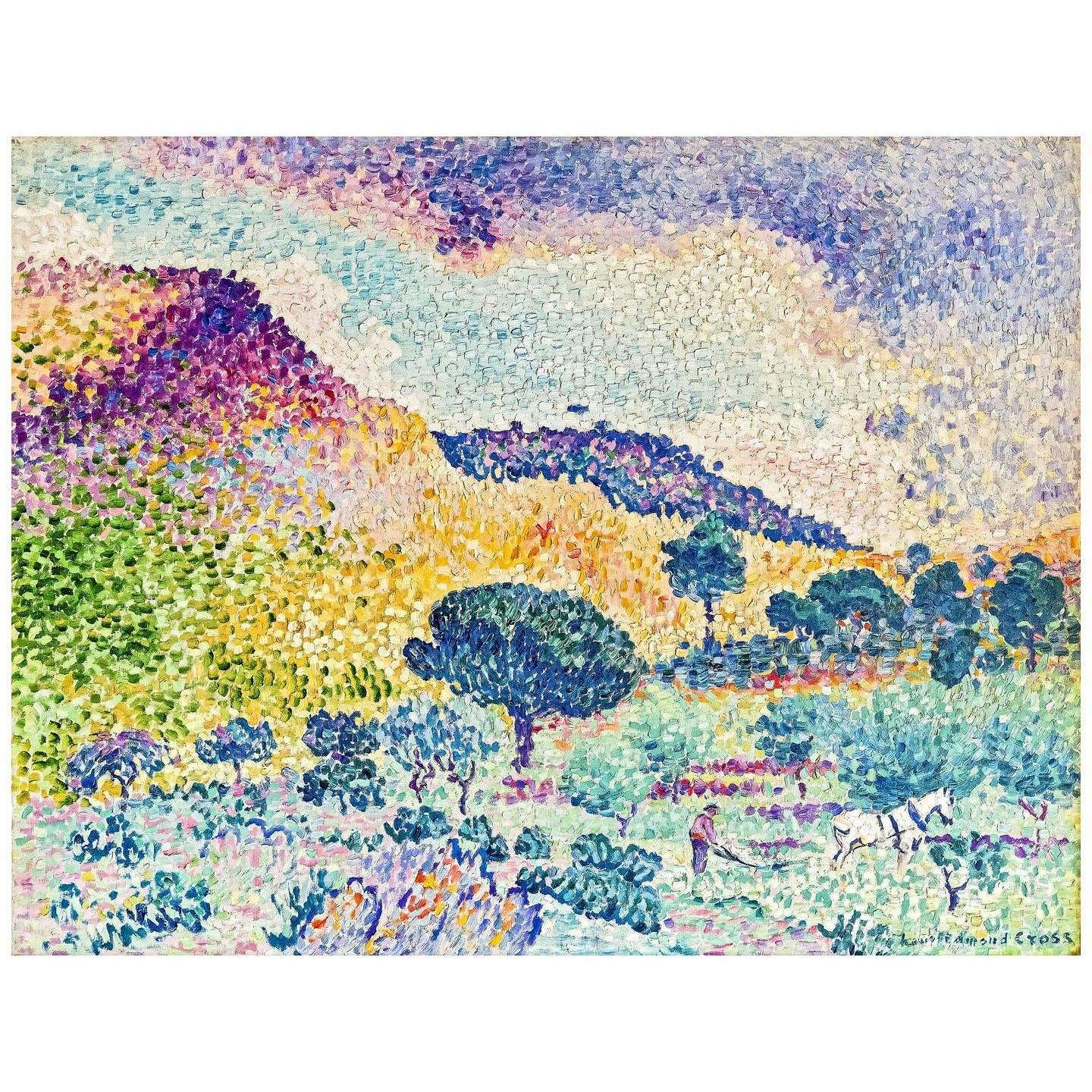  Henri-Edmond Cross. La Chaine des Maures. 1906. Fondation Bemberg Toulouse