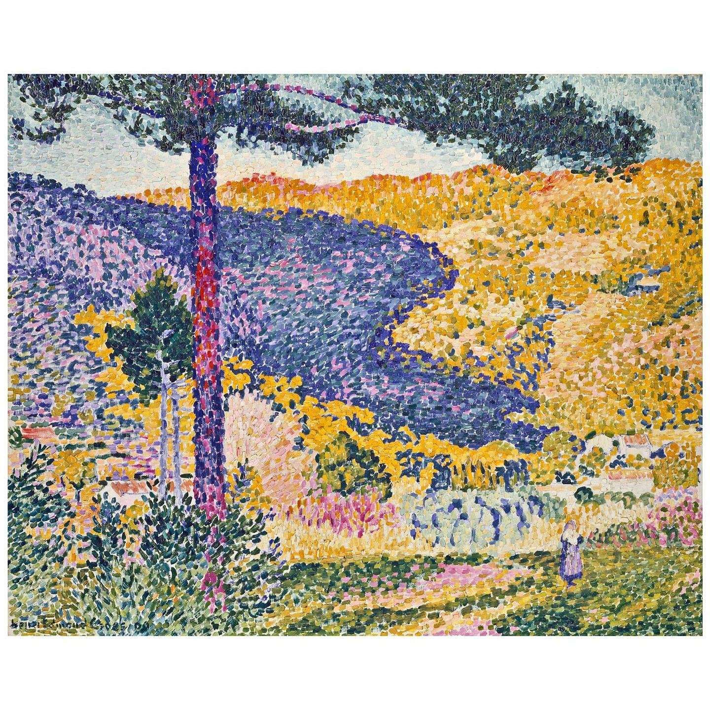  Henri-Edmond Cross. Vall?e avec sapin. 1909. Metropolitan Museum New York
