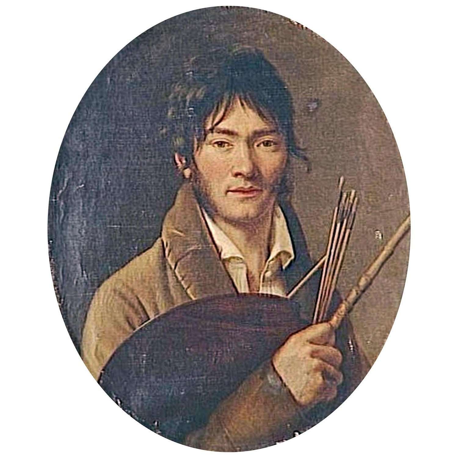 - Henri-Francois Riesener. Autoportrait. 1800. Musee du Louvre