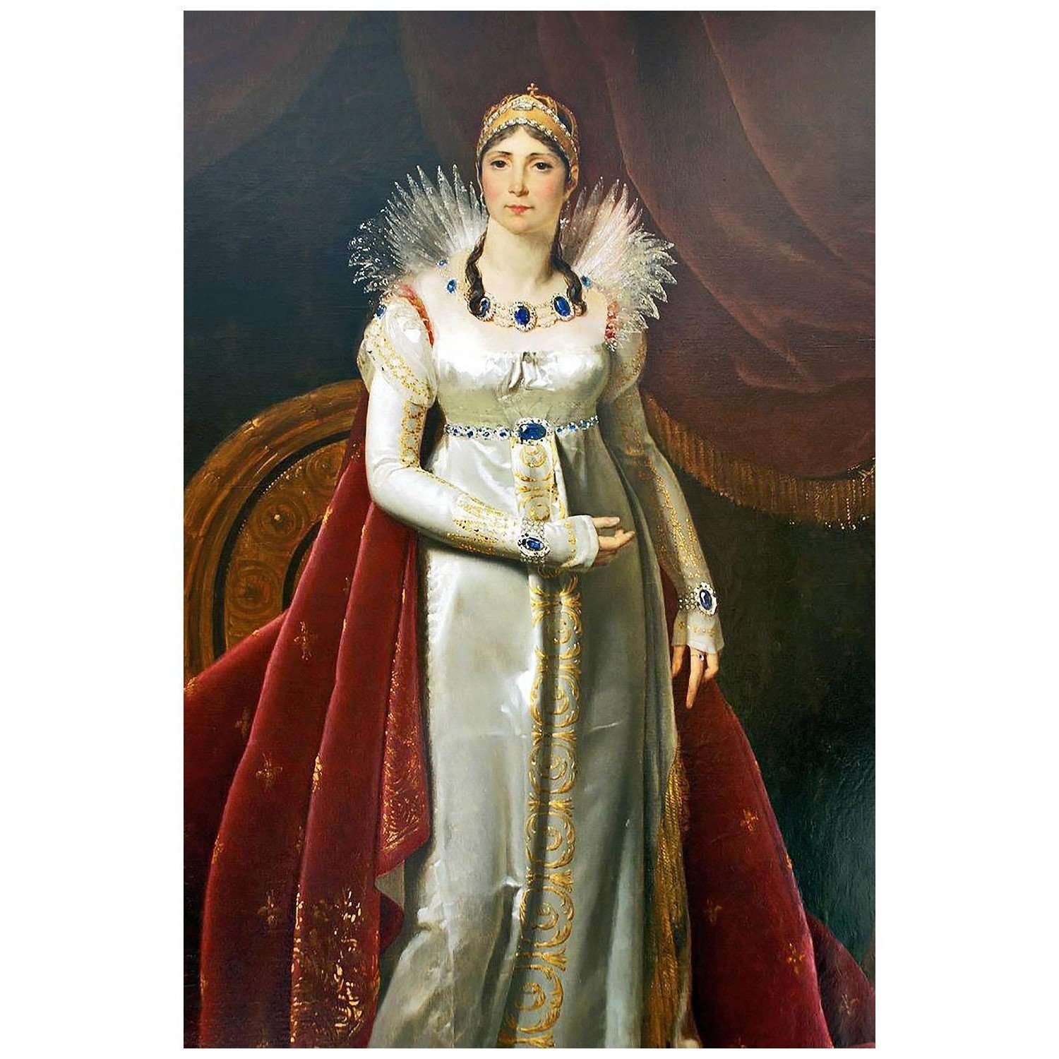 - Henri-Francois Riesener. Josephine de Beauharnais. 1806. Chateau de Malmaison