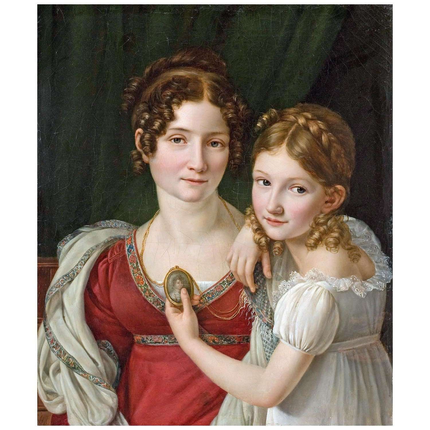 - Henri-Francois Riesener. Mere et fille. 1816. National Gallery Helsiki
