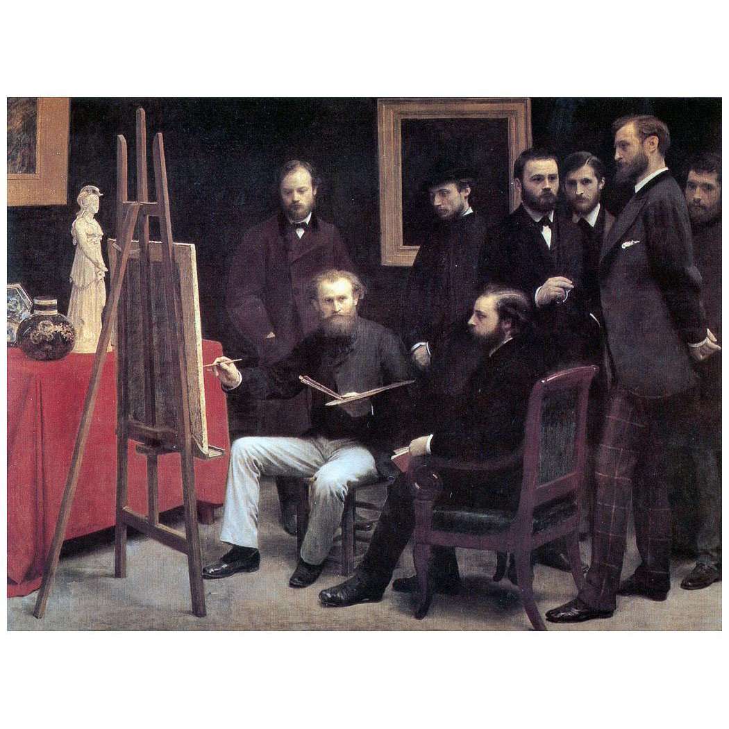  -Henri Fantin-Latour. Un atelier aux Batignolles. 1870. Musee dOrsay