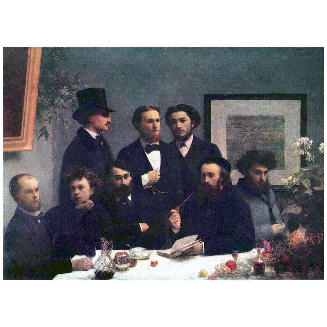 -Henri Fantin-Latour. Coin de table. 1872. Musee dOrsay