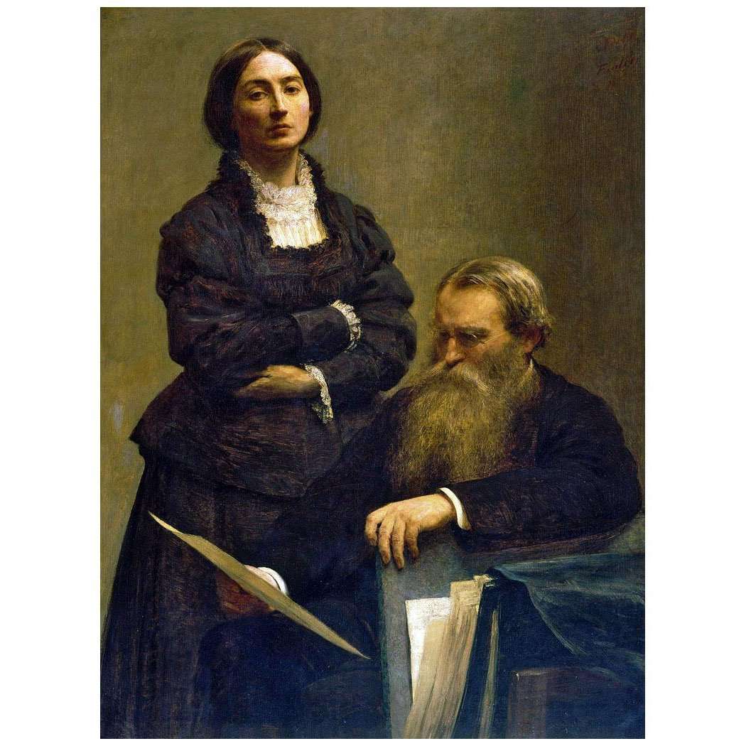  -Henri Fantin-Latour. Mr. and Mrs. Edwards. 1875. Tate Gallery, London