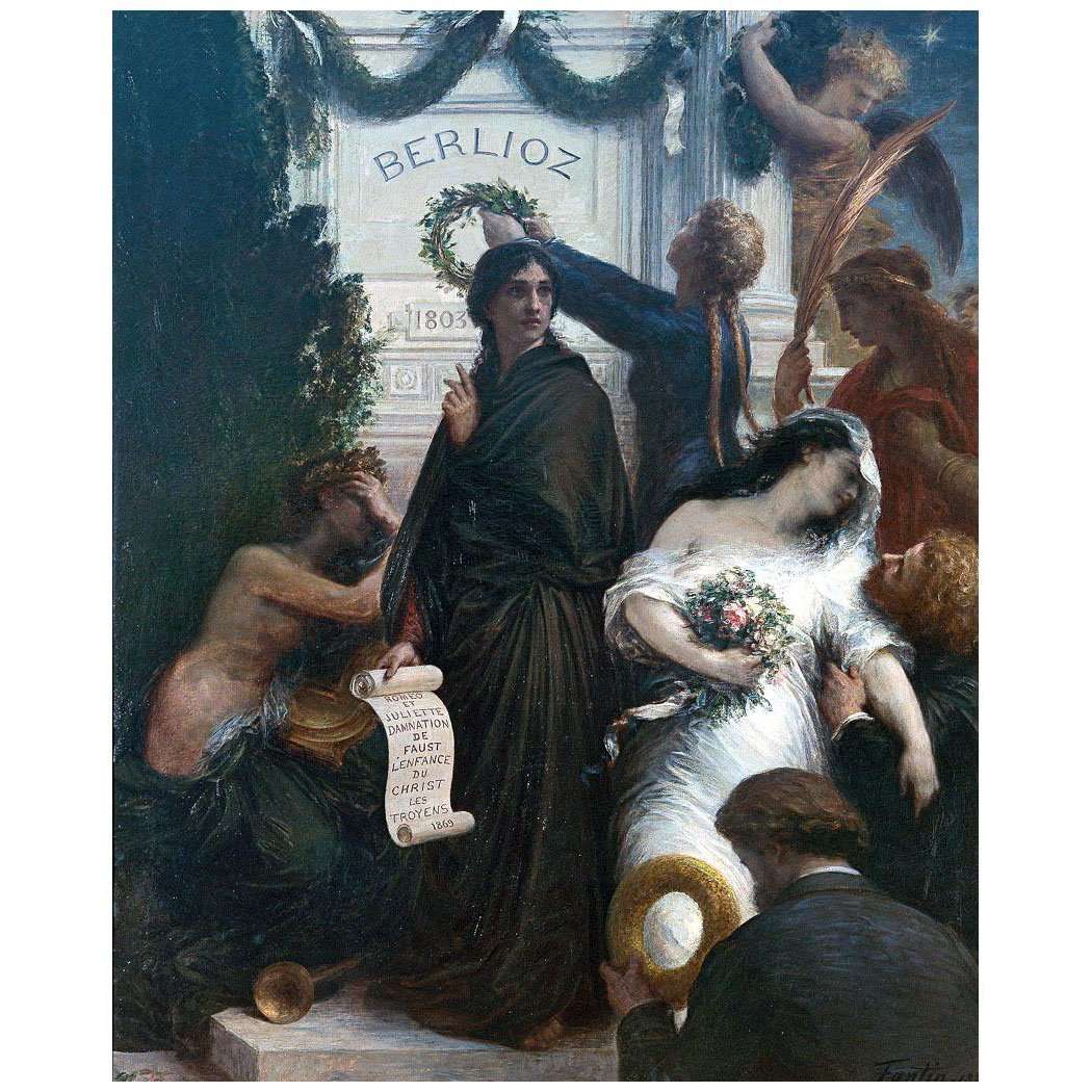  -Henri Fantin-Latour. Hommage a Berlioz. 1878. Musee de Grenoble