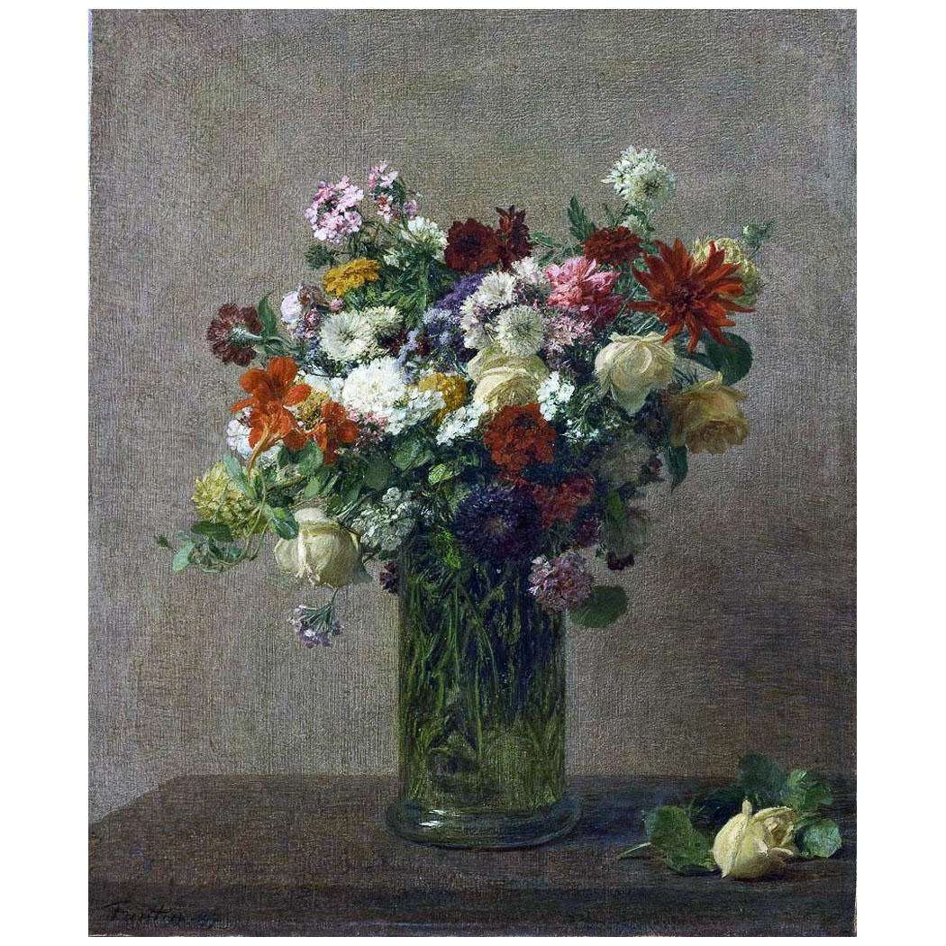  -Henri Fantin-Latour. Fleurs de Normandie. 1887. Rijksmuseum, Amsterdam