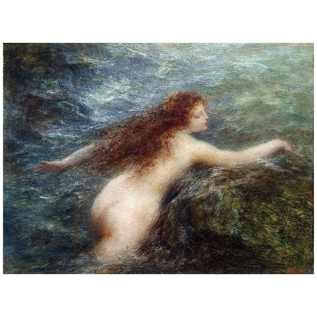  -Henri Fantin-Latour. Naiade. 1896. Hermitage, St. Petersburg