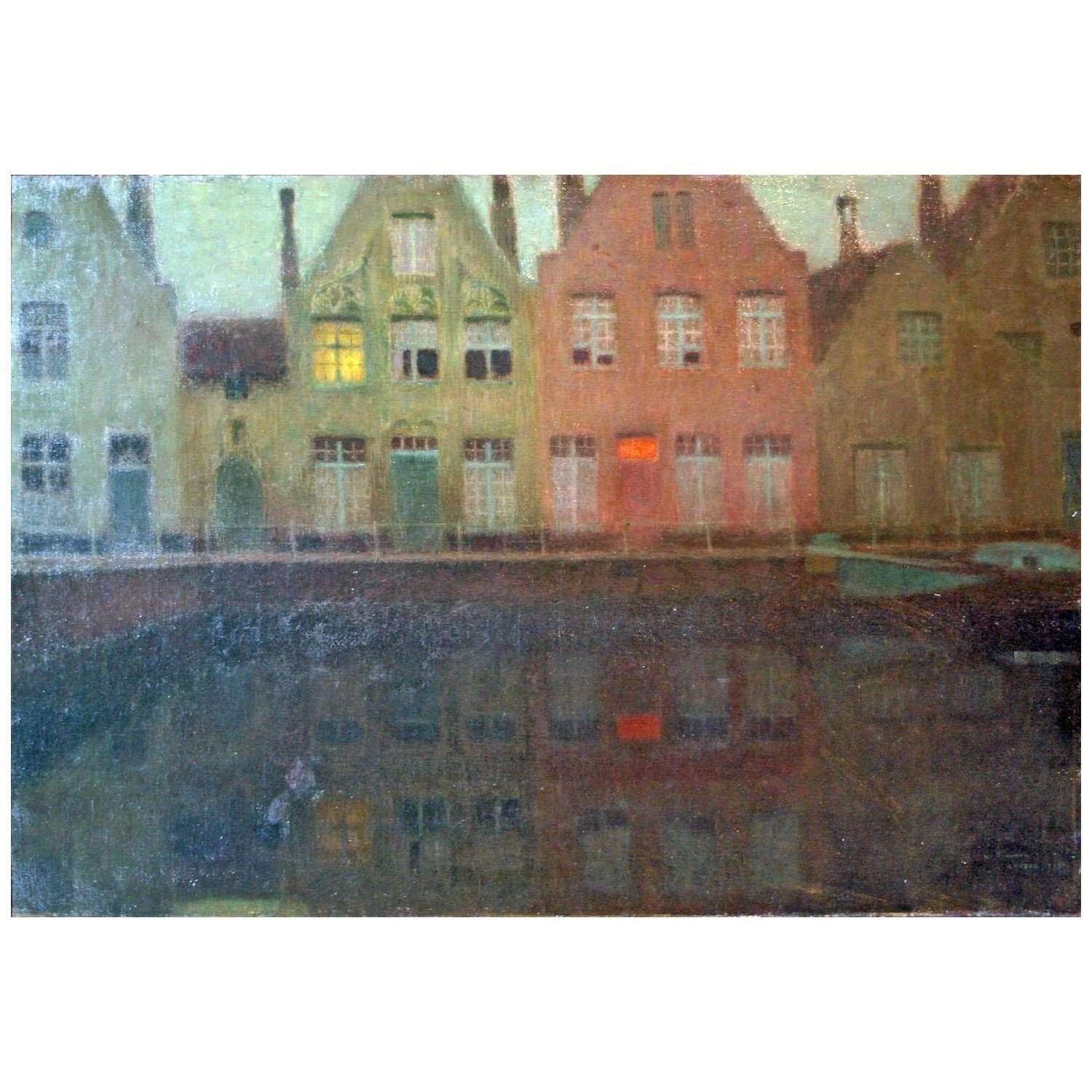  Henri Le Sidaner. Le Quay. 1898. Groeningemuseum Brugge