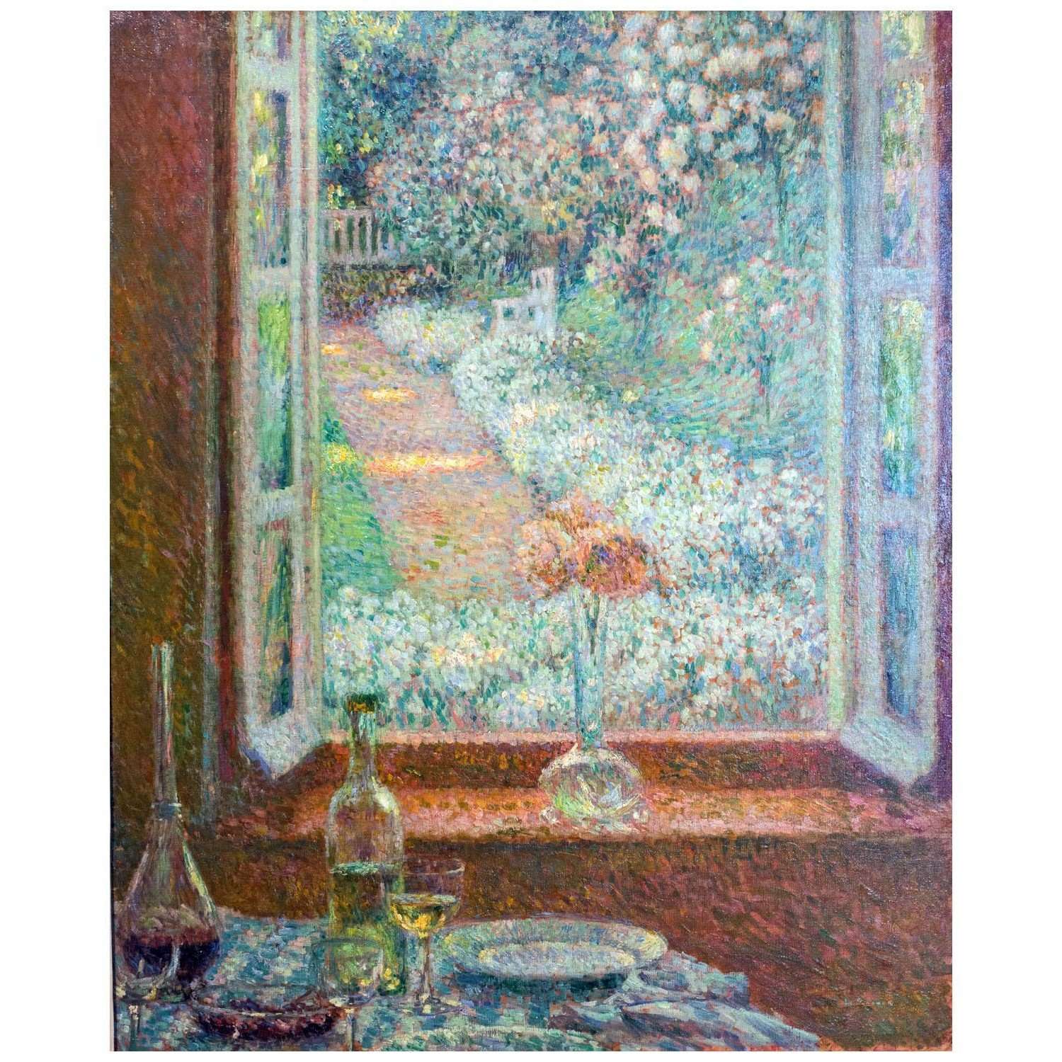  Henri Le Sidaner. Fen?tre avec ?illets. 1908. Museum Barberini Potsdam